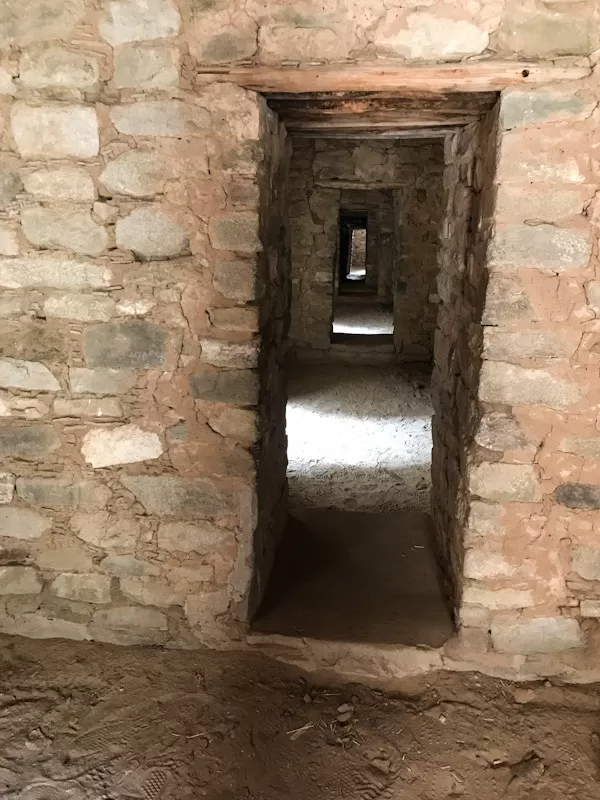 Aztec NM doorways inside the ruins